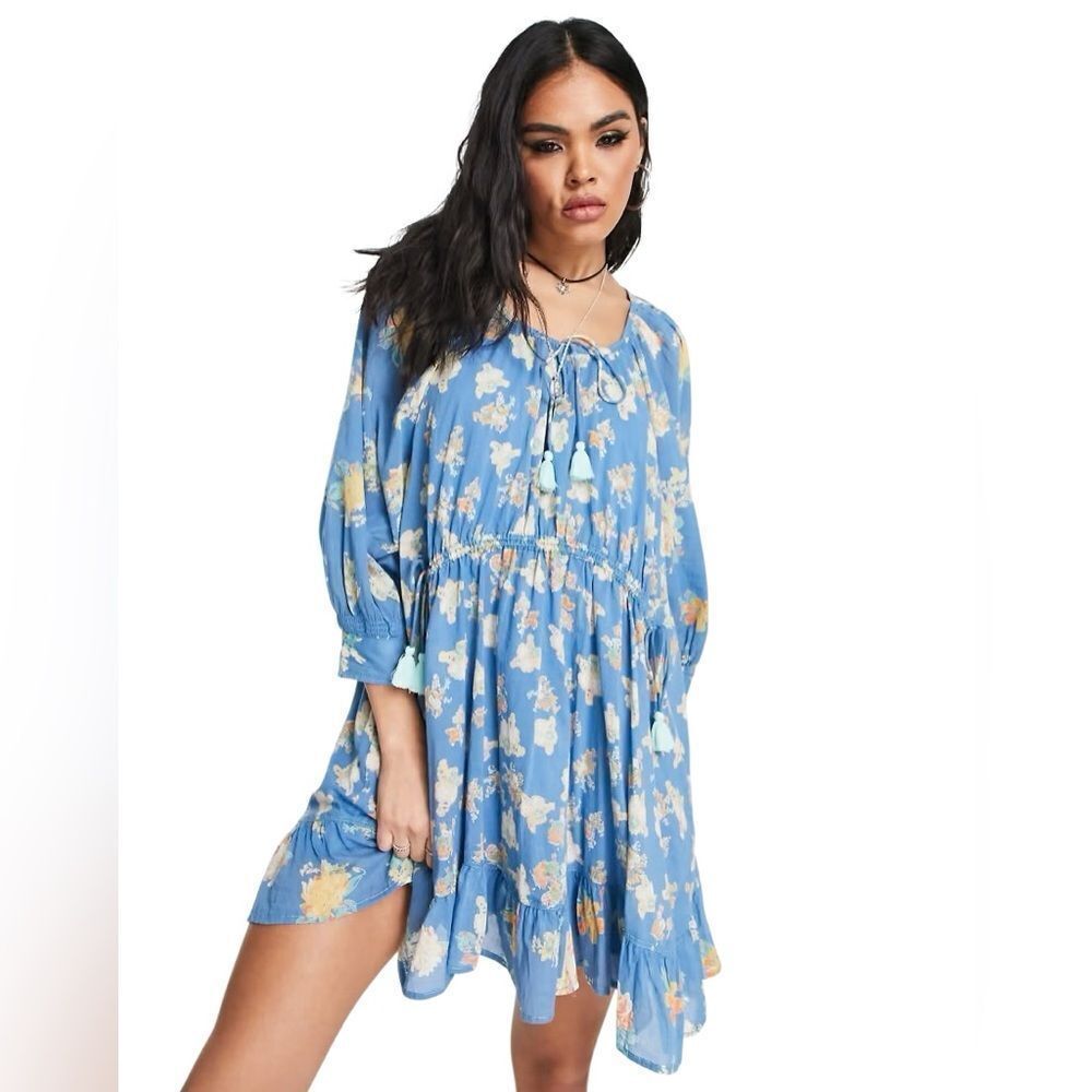 NWT Free People Floral Minidress